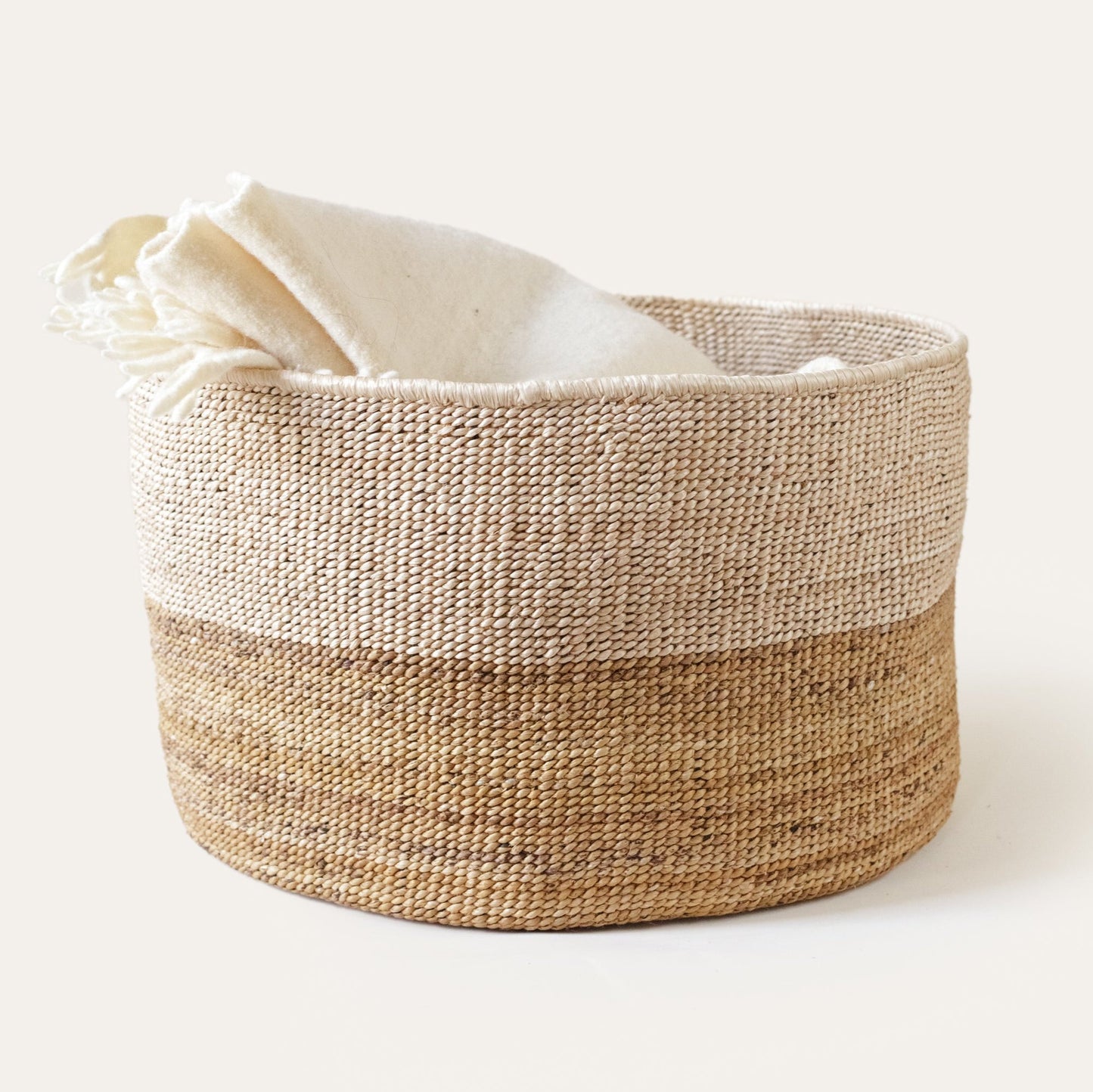 Two-Tone Banana Leaf Basket