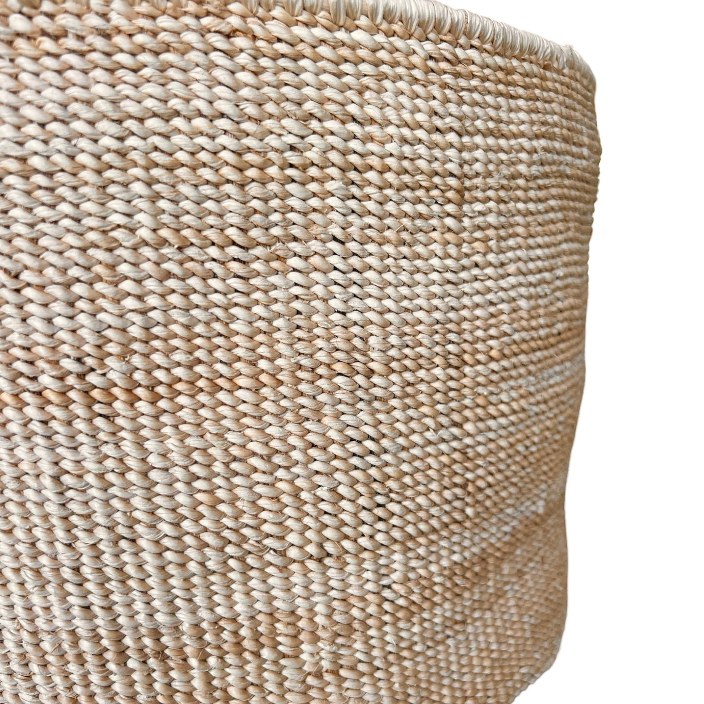 Woven Banana Leaf Floor Basket