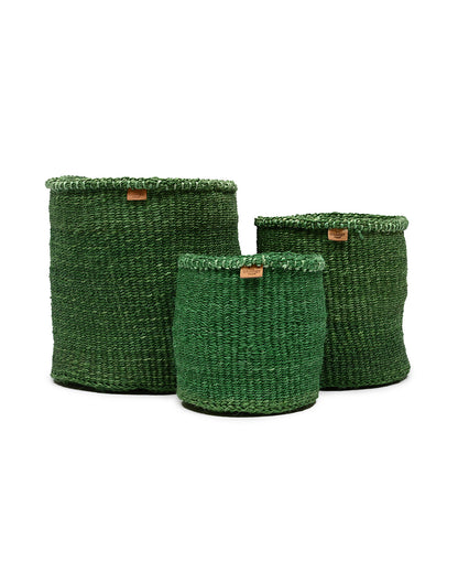 BEBA: Fern Green Woven Storage Basket