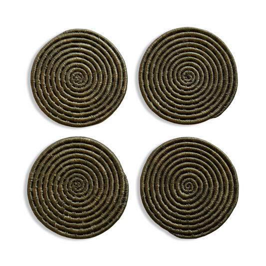 Olive Coasters Set of 4