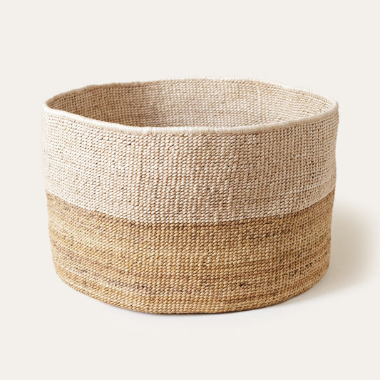 Two-Tone Banana Leaf Basket