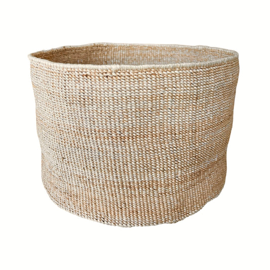 Woven Banana Leaf Floor Basket