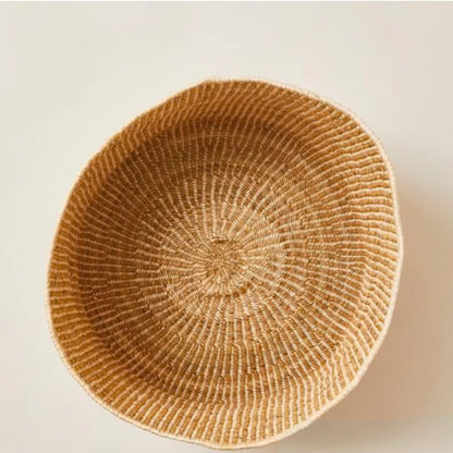 Banana Leaf Floor Basket Mixed Natural